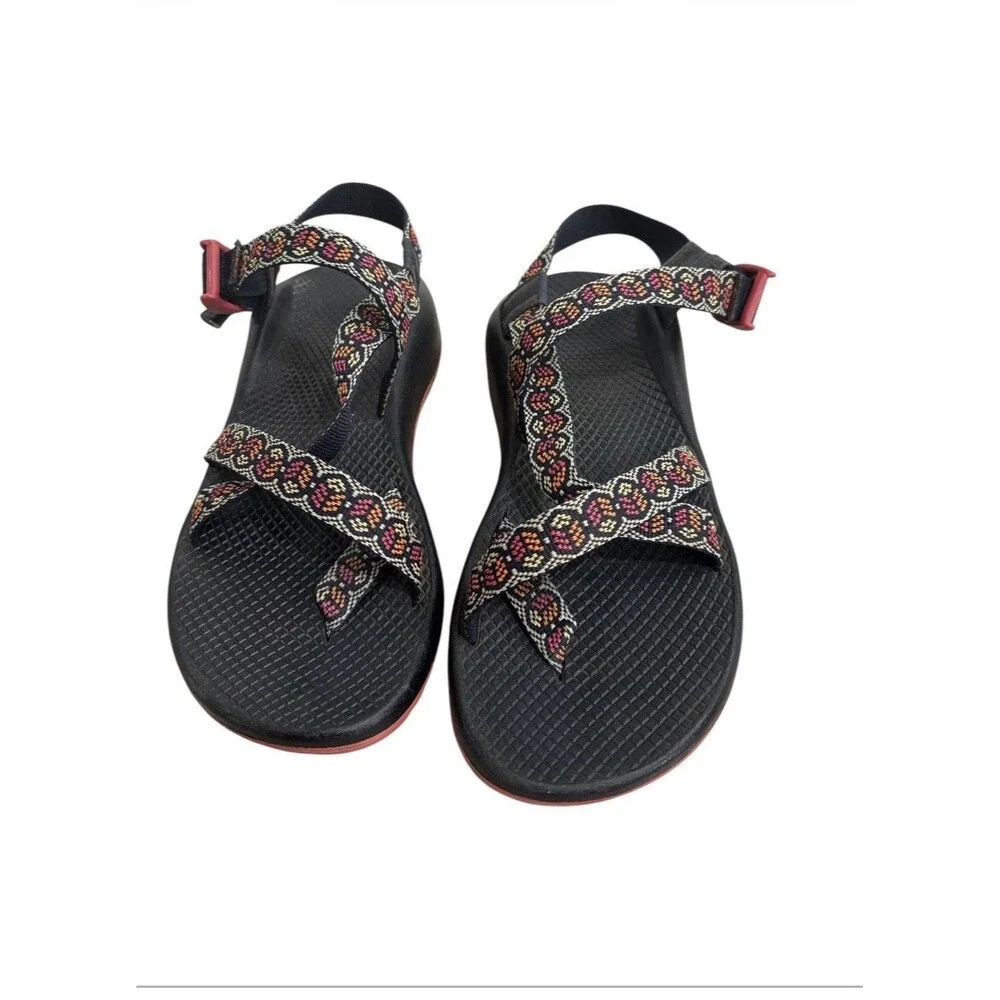 Chaco Women's Z/2 Adjustable Strap Classic Sandal Size 9 Geometric Pink